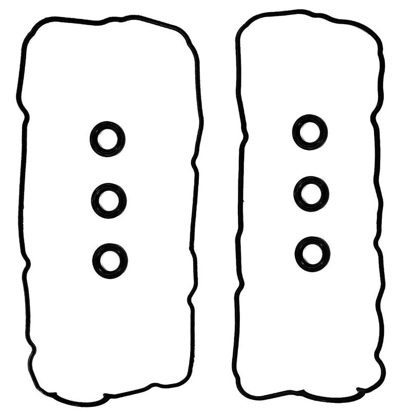MNJWS Valve Cover Gasket Set - Compatible with 3.0L 3.3L Toyota Camry  Avalon  Sienna  Highlander  Solara  Lexus ES300  ES330  RX300  RX330  RX400h - Replace VS50588R  VS50515R  11214-0A010  11213-0A010 - Image 5
